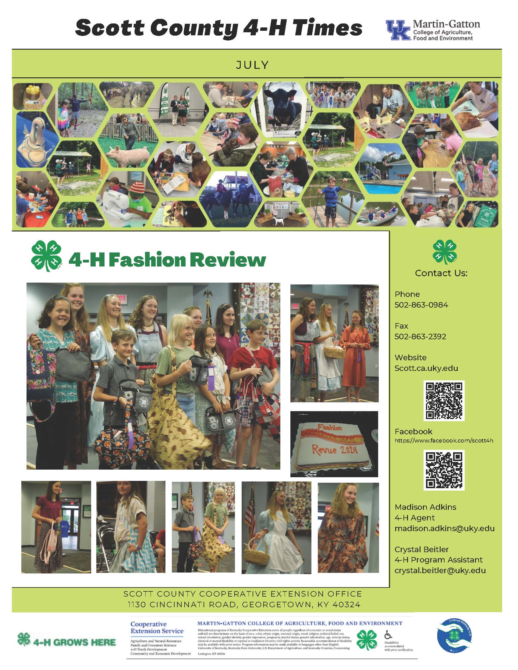 Scott County 4-H July Newsletter Preview